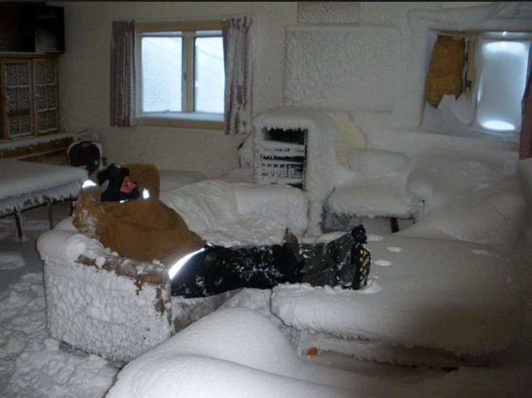 Быстро нарастает снеговая шуба