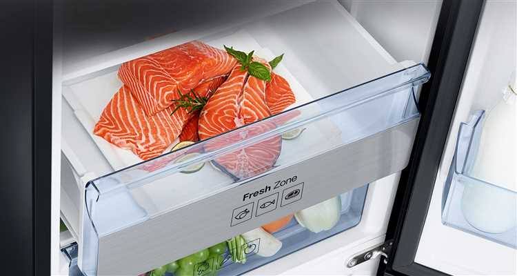 Размещайте продукты в соответствующих зонах