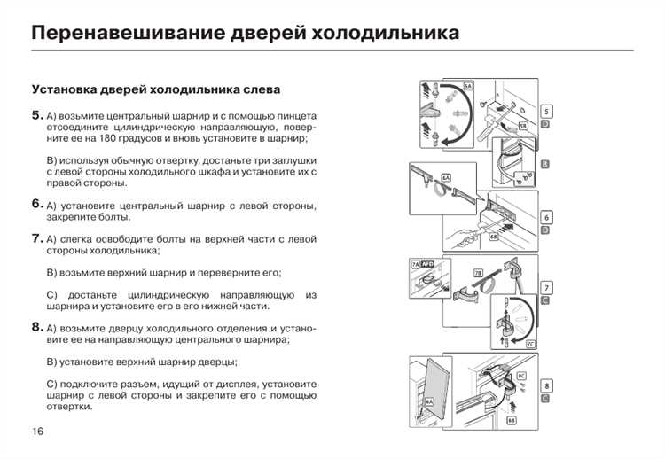 Как перевесить дверь холодильника: рекомендации по ремонту + пошаговая инструкция