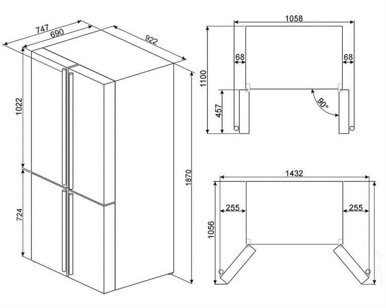 Размеры холодильников: как не прогадать