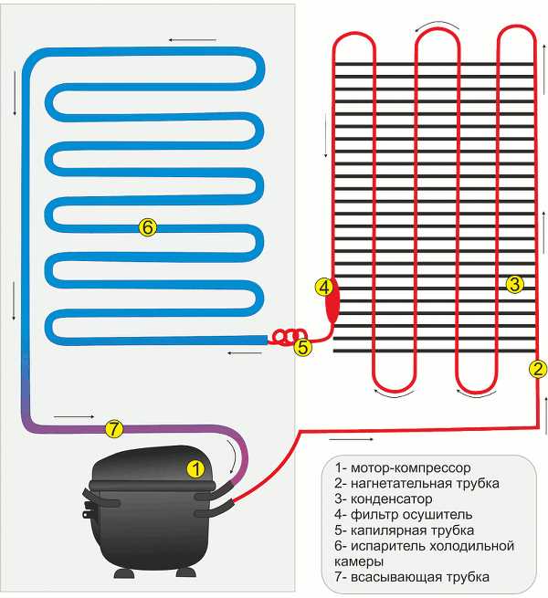 Теплообмен в холодильнике