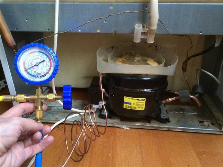 Процесс заправки холодильника фреоном