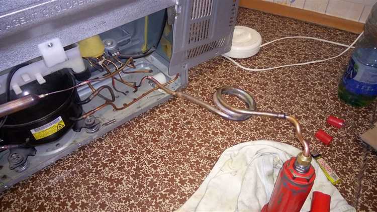 2. Образование ледяного наледи в морозильной камере